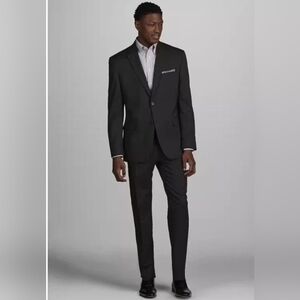 Jos. A. Bank Luxury Classic Charcoal Men's Suit 97%wool With 3% Cashere